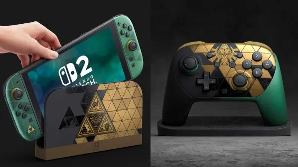 A Limited Edition Zelda Nintendo Switch 2 Console, Pro Controller (With Stand) And A Case Have Been Revealed