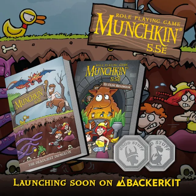 Munchkin Gets a Full RPG – 5.5E-Compatible Game Announced by Lynnvander Studios