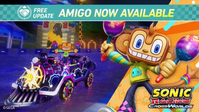Sonic Racing: CrossWorlds Free Samba de Amigo Content Officially Available