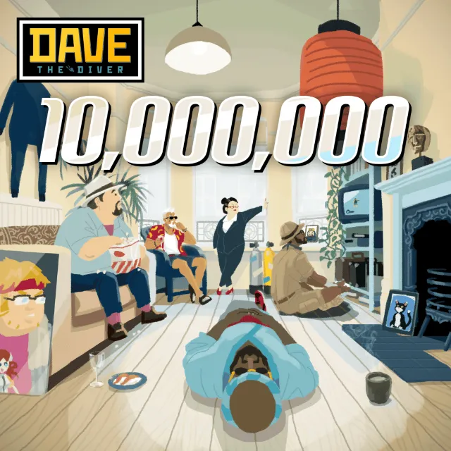Dave the Diver hits 10m sales milestone; In the Jungle 1m; and it’s not even out on mobile yet!