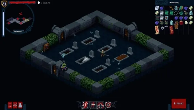 Bad House fuses together auto-battling and dungeon-crawling beneath your new house