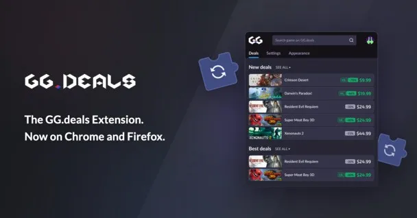 The official GG.deals extension is now available on Chrome and Firefox! (updated)
