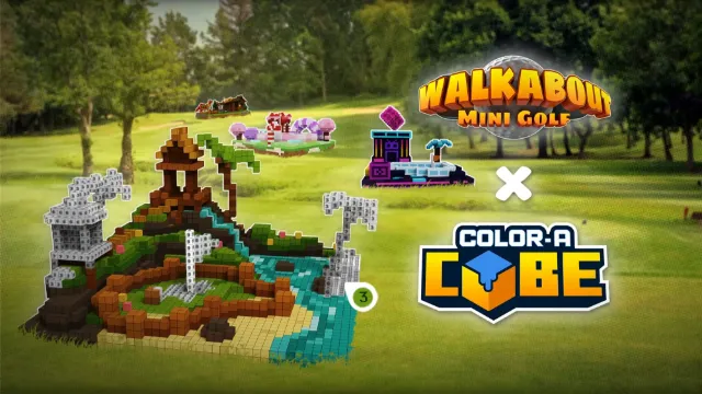Color-A-Cube Voxelizes Walkabout Mini Golf Courses In New Collab