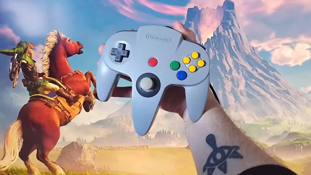 You probably shouldn't play the Zelda Ocarina of Time remake with an N64 controller, but I'm holding for OG atmospheric controls