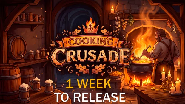 One week until Cooking Crusade launches