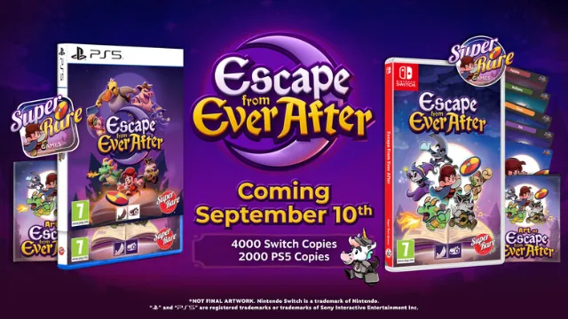 Escape from Ever After now available physically on Switch