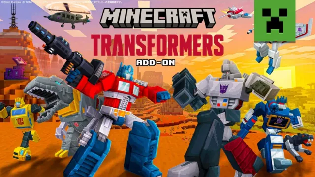 Minecraft x Transformers Add-on now available