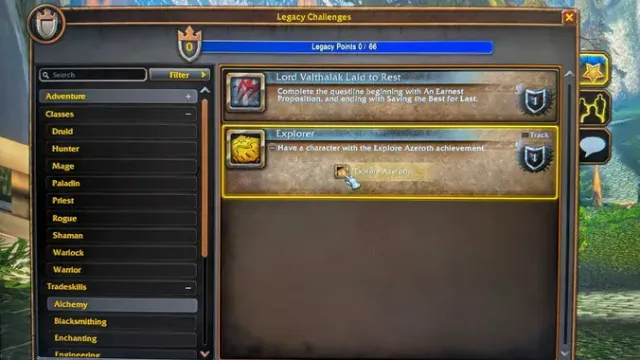 A first look at World of Warcraft: Forever’s Legacy system from BlizzCon