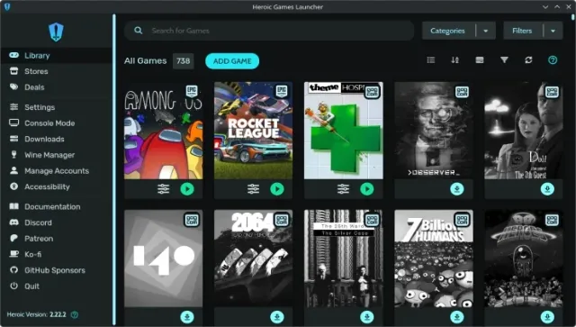 Heroic Games Launcher v2.22.2 brings fixes for Rockstar, Ubisoft and more