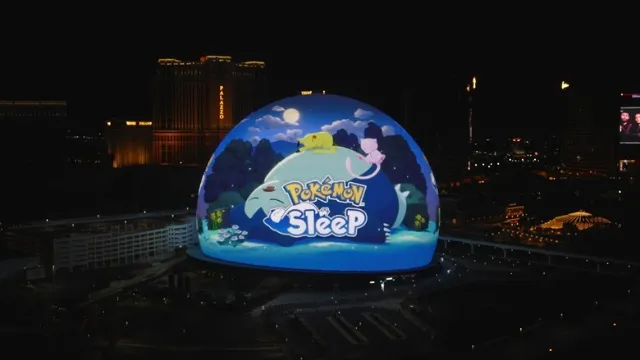 Pokémon Sleep takes over Las Vegas' Sphere
