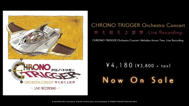 Chrono Trigger Orchestra Concert: Melodies That Transcend Time Live Recording album now available