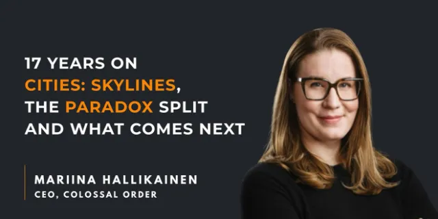 In The Hot Seat: Colossal Order's Mariina Hallikainen on leaving Paradox and life after Cities: Skylines