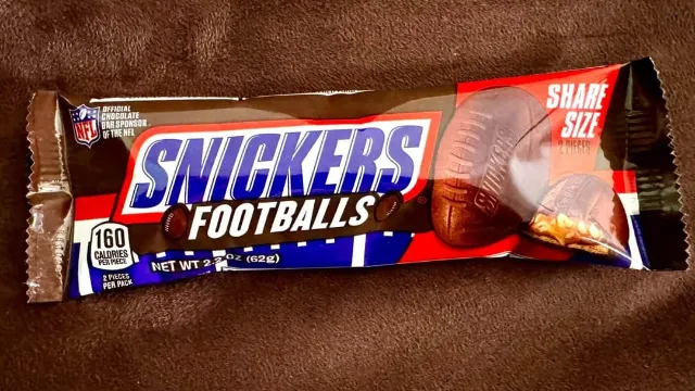 NFL-themed Snickers Footballs have one tasty advantage over regular bars