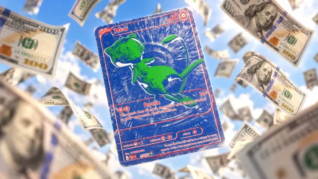 Pokemon’s “ugly” ultra rare RGB Mew reportedly sells for $20,000 as 30th Celebration launches
