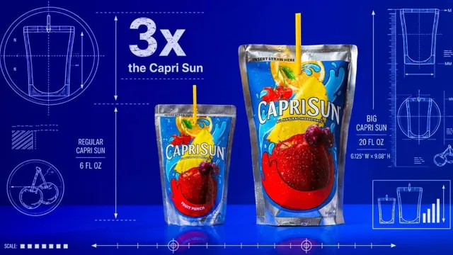 Capri Sun announces giant new pouches 3x the size of a regular one