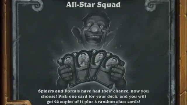 The card you need to pick to win Hearthstone’s All-Star Squad Tavern Brawl