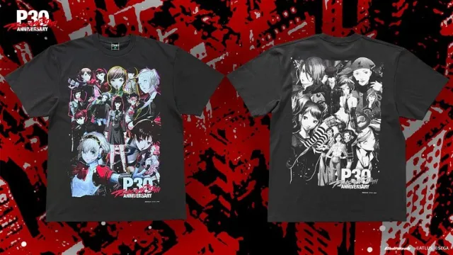 Persona 30th anniversary t-shirts and keychains revealed