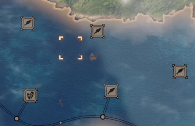 Fire Emblem: Fortune's Weave - Lir Sea Map
