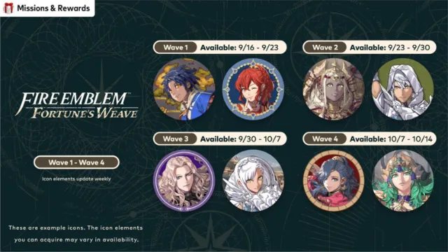 Fire Emblem: Fortune's Weave icons now available for Switch Online members