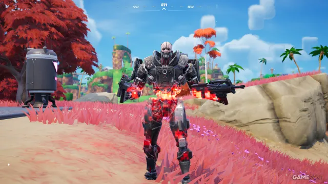 Adam Smasher Location in Fortnite (Rebecca's Guns)