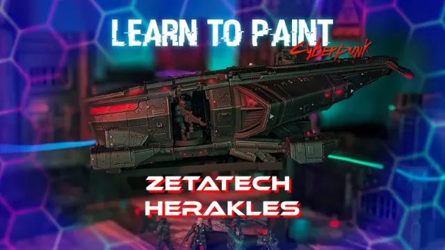 Learn to Paint: Zetatech Herakles & Crew from Cyberpunk Red Combat Zone