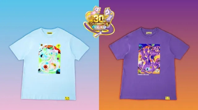Pokémon merch round-up: 30th Celebration TCG t-shirts, TCG Pocket products, and Pokémon Accessory expansion