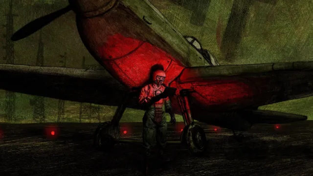 The new game from Lorn's Lure's developer is also set in the creepy world, and this one's a horror flight sim