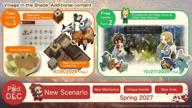 Village in the Shade free/paid DLC plans revealed