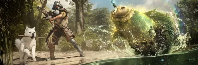 Soulframe adds fishing, weapon epithets, and wolf puppy training in its latest Preludes build