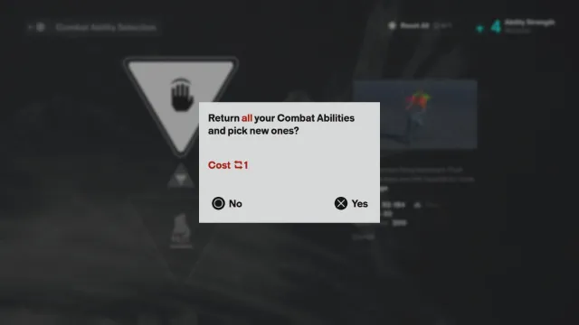 How to get Reset Items and respec in Control Resonant