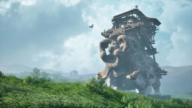 Of Peaks and Tides Lets You Build Entire Bases on Monsters
