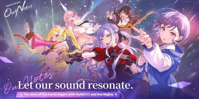 BanG Dream! Our Notes brings five bands and a new rhythm system to iOS and Android