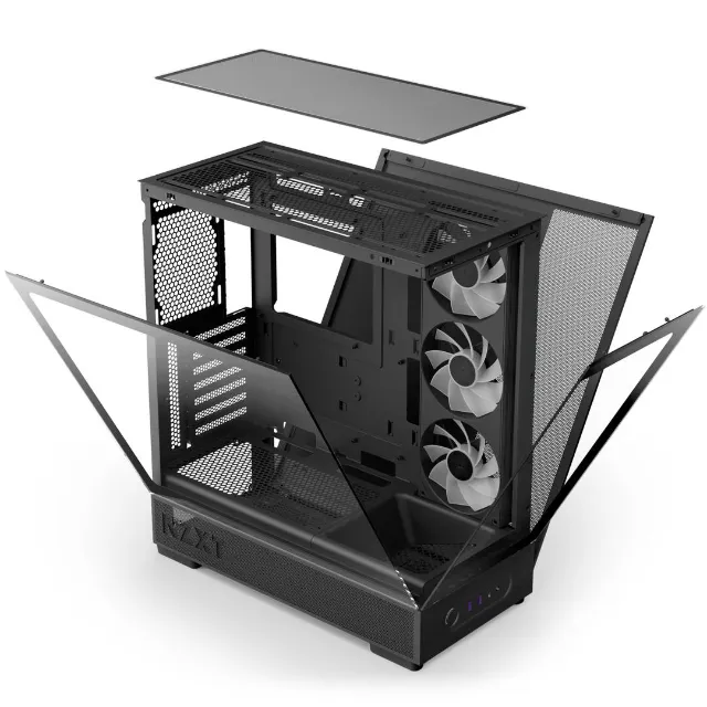 NZXT’s new S5 RGB cases offer dual-glass panels, and a unibody 360mm fan frame, for a surprisingly low price