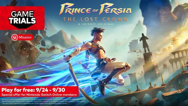 Prince of Persia: The Lost Crown is the latest Switch Online Free Game Trial