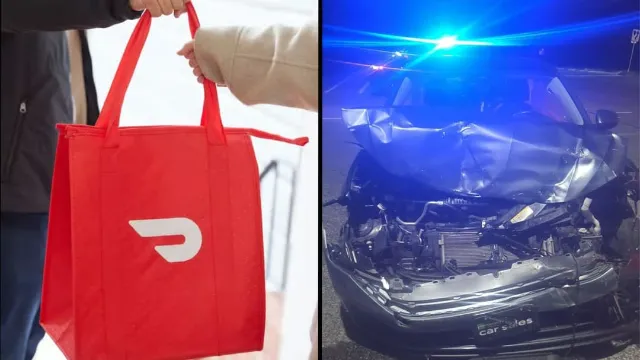 DoorDash customer finds Dasher in car crash & helps raise $15K to get him back on the road