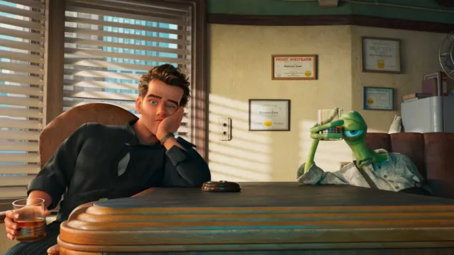 The Incredibles director's new movie gets a gorgeous first trailer that is a love letter to classic detective noirs with a sci-fi twist