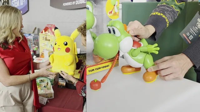 Take a look at some Pokémon and Mario toys from Holiday of Play 2026