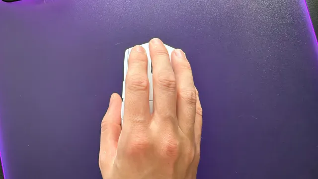 Micropost: I use my ring finger for right mouse button. Am I okay?