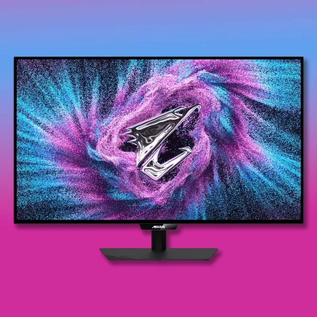 Gigabyte spills the beans on its new 4K OLED monitor, with a built-in KVM and 480Hz gaming mode