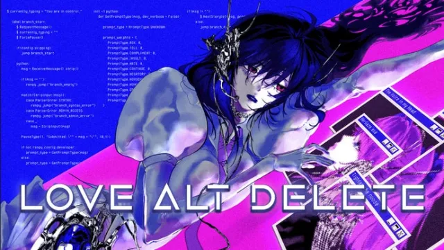 LOVE alt delete is a Y2K horror visual novel where you use one AI chatbot to help you date another that, don't worry, doesn't use the nasty generative stuff