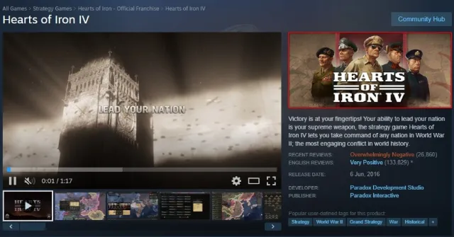 Paradox Games Are Being Review Bombed, Here’s Why (Yes, It’s Politics)