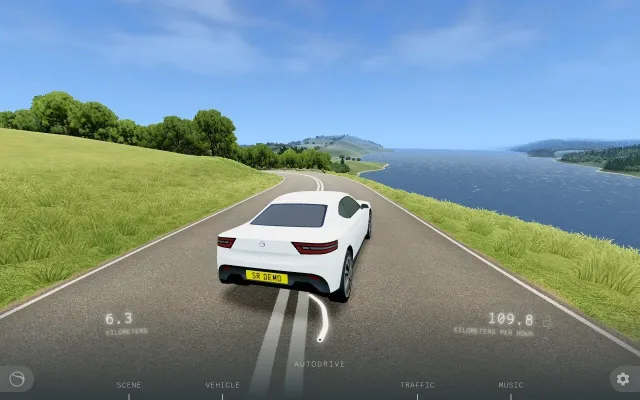 This chill procgen driving game has a very clever UI feature