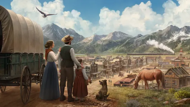 The City Builder That Plays Like Anno in a Red Dead World Hits Steam Today