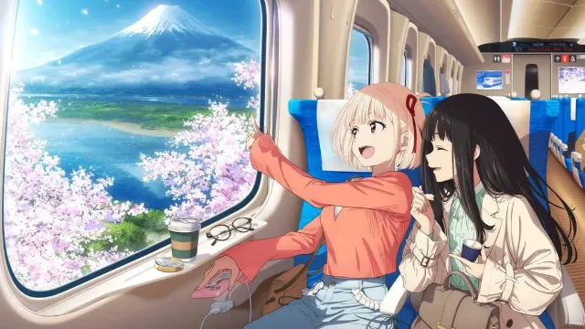 Lycoris Recoil launches bullet train radio show with exclusive merch