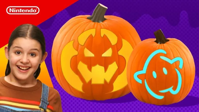 Play Nintendo shares Halloween pumpkin carving stencils and a video tutorial