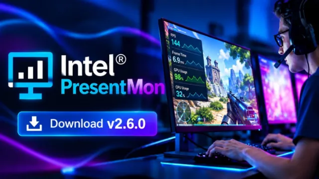 Intel Rolls Out PresentMon 2.6.0, Cutting CPU Overhead Significantly While Adding New Gaming Experience Overlay