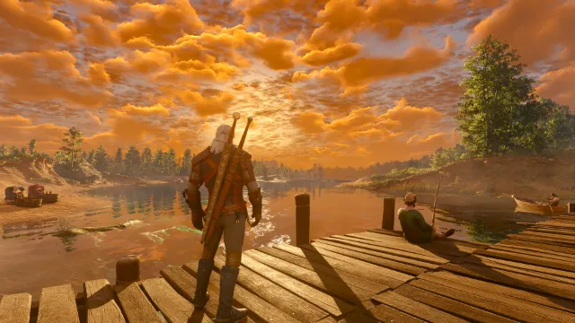 Here's a gallery of the times The Witcher 3's remastered lighting had me like, 'Damn'