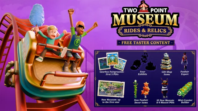 Two Point Museum offering first act of "Rides & Relics" DLC for free