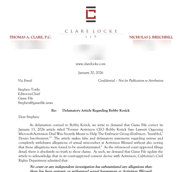 Bobby Kotick’s lawyers sent me a bad email (and later apologized)