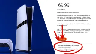 Sony still has to ration attachable disc drives sales to "1 per order" due to "high demand" despite plans to end production of physical discs for PlayStation games